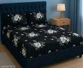 New trending Fitted Elastic Double Bedsheets With 2 Pillow Covers