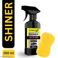 BubbleX Instant Shine All in One Car Polish 250ML | Mirror Finish Liquid Polish | Car, Bike & Dashboard Shine with Sponge