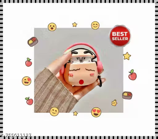 Sinchan Silicon 3D Cute Buds cover for Airpod Pro & Pro 2 (DONT BUY FOR OTHER BRANDS)