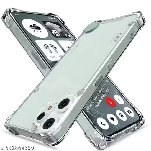 Nothing CMF Phone 2 Pro 5G Bumper Transparent Crystal Clear Ultra Thin Soft Jelly Flexible By Luxury Shield Cases & Covers