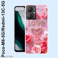 Poco M6 5G / Redmi 13C 5G Sport Mobile Back Cover (Soft Silicon )TPU Printed Back Cover Poco M6 5G / Redmi 13C 5G Back Cove