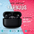 TWS Wireless Headphones with Touch Control With Flashlight Bluetooth Headset (Black, True Wireless)