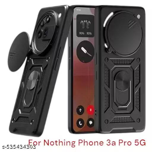 BINKSON Tough Armor Nothing Phone 3a Pro 5G Bumper Back Case Cover