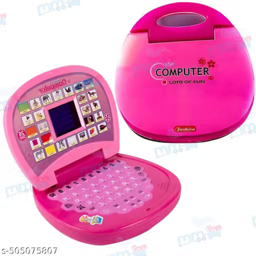 Computer Educational Learning Toy Baby Laptops for Kids LED Alphabet Charts Display for Kids Musical Instrument Toy Battery Operated Toy ad (Small Laptop)