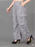 Grey 6 pocket cargo trouser