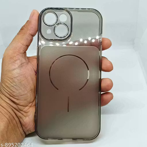 Ultra-Hybrid Crystal Clear Back Case Cover for iPhone 15 | Shockproof Design | Hard Back Cover Case for iPhone 15 (PC & TPU, Transparent)