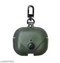 Leather Cover for Airdopes boat161 Earbuds Not Included) (Green)