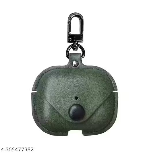 Leather Cover for Airdopes boat161 Earbuds Not Included) (Green)