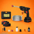 RATHI CREATION- Car Washer High Pressure Gun | Cordless Pressure Washer with 2X Batteries & 5M Hose Pipe