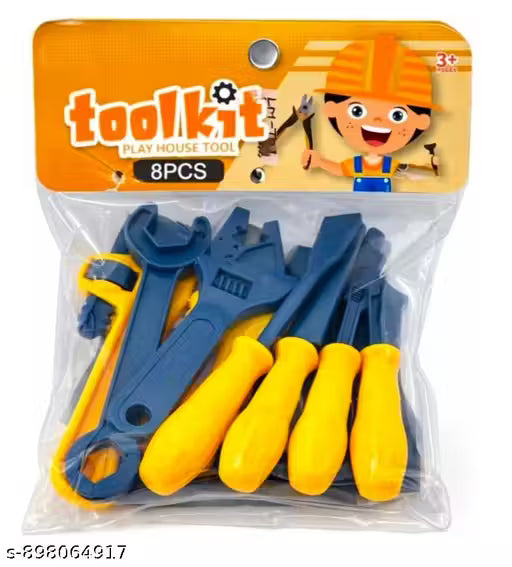 NISHAD CREATIONS Construction Tools Set for Boys & Girls | Kids Tools Kit | Pretend Play Mechanic Tool Kit |