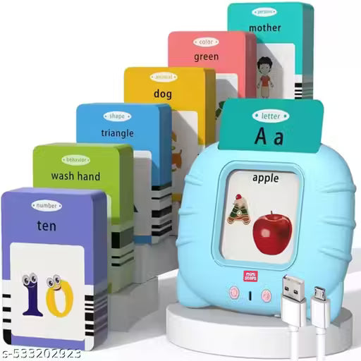 Rechargeable Educational Learning Talking Flash Cards For 2 Year Old Kids Boys Girls