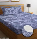 LAYNORA 210 TC Supersoft Premium Cotton Elastic Fitted Bedsheets with 2 Pillow Covers | Double Bed with All Around Elastic | for 78x72+10 Mattress