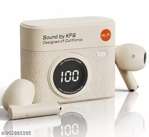 Premium High Quality Truly Wireless TWS Earbud, ANC Bluetooth Earbuds with Display, 30 Hrs Playtime with Fast Charging