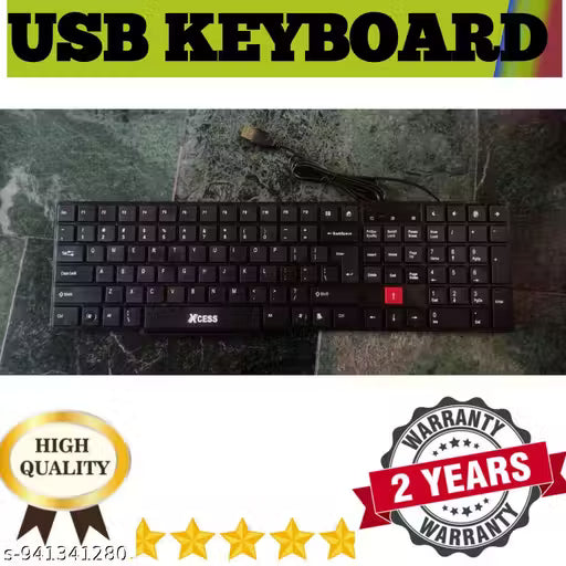 USB TYPING KEYBOARD MULTIPLE PURPOSES USE LAPTOP COMPUTER CPU DESKTOP MOBILE LED TV CAMERA DVR PLUG IN PLAY
