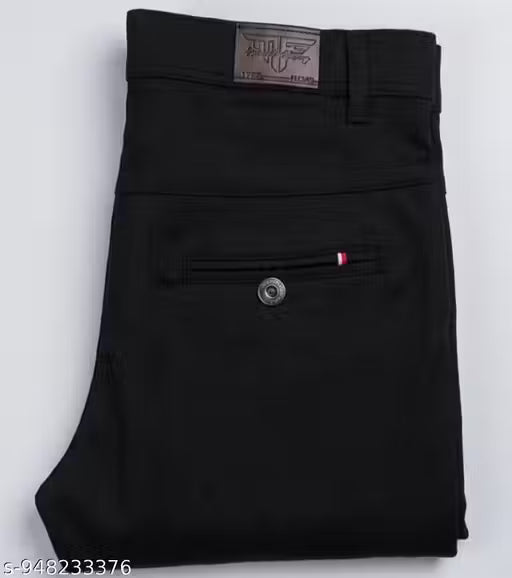 Men's black trousers