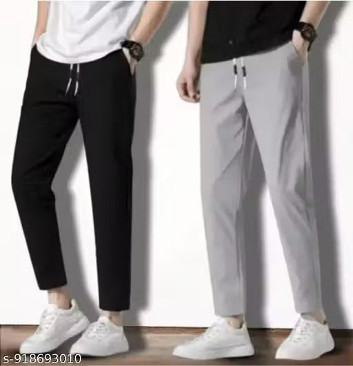 Latest Men Track Pants | Men trousers pack of 2