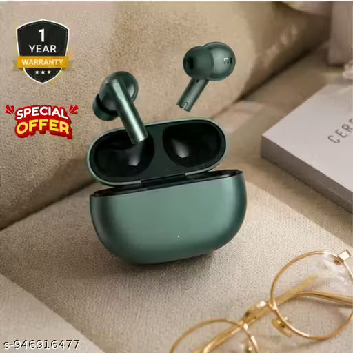 Buds Air 6 Wireless TWS Bluetooth Ear buds | High-Quality Sound | Long Battery Life | Touch Control Ear buds | Comfortable Fit | Bluetooth 5.3 Ear buds