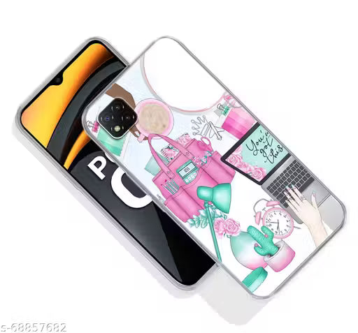 Omnmo Designer Back Cases for Poco C3