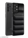 Puffer Mobile Phone Case & Cover for Samsung Galaxy A13 4G| Scratch Resistant | Light Weight | Slim Shckproof Black