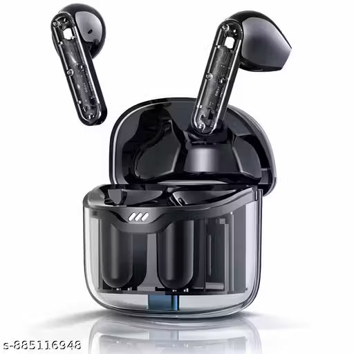 Premium High Quality Truly Wireless TWS Earbud, ANC Bluetooth Earbuds with Display, 30 Hrs Playtime with Fast Charging, Low Latency