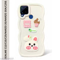 Realme C12/C15/C25/Narzo 20/Narzo 3OA/C25S Panda 3D Cartoon Silicone Phone Case