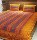 Best Jaipuri 100% Cotton Double Bedsheet with 2 Pillow cover and Single Bedsheet with 1 Pillow cover