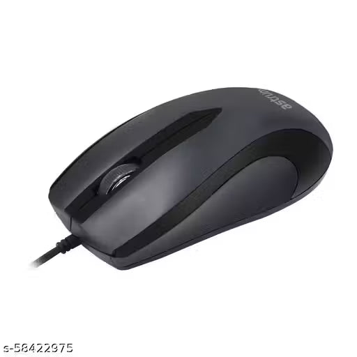 Astrum MU100 3 Buttons Wired Optical USB Mouse - Black
