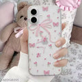 Shock-Absorption Back Cover for iPhone 16 - Floral Butterfly Design