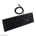 ZEBION K500 Wired USB Desktop Keyboard (Black)