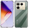 Back Cover for INFINIX NOTE 40PRO (Transparent, Grip Case, Silicon, Pack of: 1)
