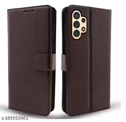 star flip Samsung Galaxy A32 (5G) / A23 / A13 (4G) Flip Cover | Leather Finish | Inside Pockets & Inbuilt Stand | Shockproof Wallet Style Magnetic Closure Back Case Flip cover
