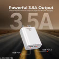 TP TROOPS Dual Ports 3.5A USB Charger, 18 Watt Wall Charger Phone Adapter and Type C Cable Compatible for All Smartphone With 1 Meter Type C Cable Included