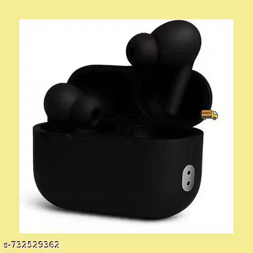 Airpods Pro Style True Wireless Bluetooth Earphones (Black) | 3 Hours of Playtime | Compatible for All Smartphones | airpods | wireless buds