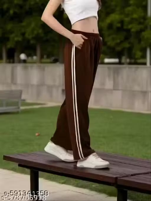 Solid Women and Girls Trousers Pants Patti Wala