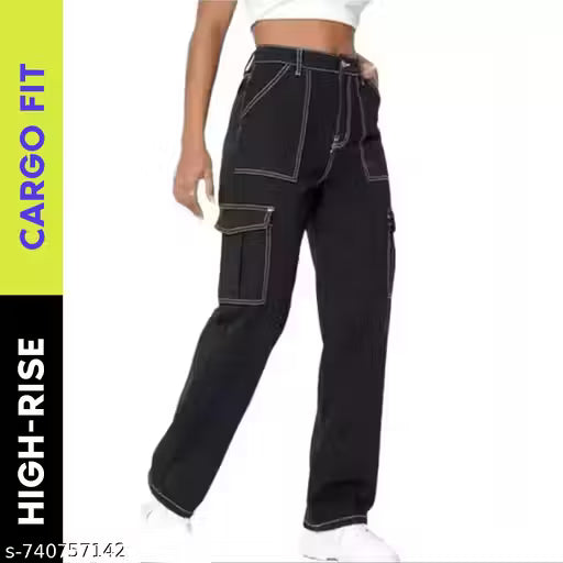 KOREAN CARBON BLACK JEANS