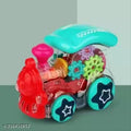 APS Transparent Train Engine Universal Walking Gear Train Engine Colorful (Multicolor)