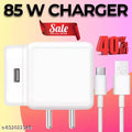 85 Watt Mobile Charger, 85 Watt Fast Charger; Super Fast Mobile Charger, 85 watt charger, 85 Watt Powerr Adapter,