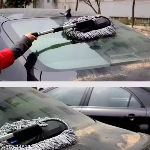 Super Soft Microfiber Car Duster Exterior with Extendable Handle, Car Brush Duster for Car Cleaning Dusting, Car cleaning brush, car duster