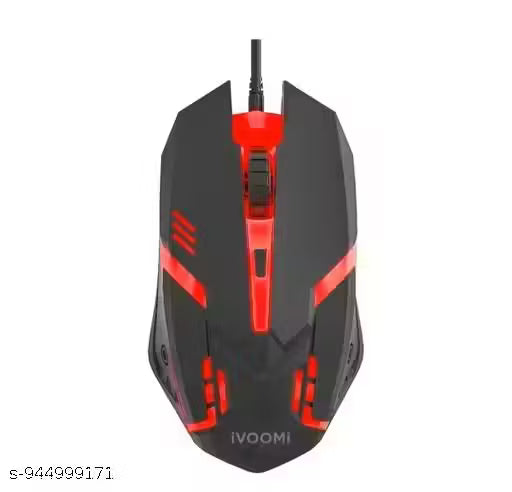 iVOOMi Robot USB Gaming Mouse Perfect for Gaming, 150cm Cable Length, Adjustable DPI Upto 1500, Button Life - 1,000,000