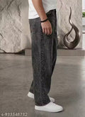 AL FALAH - Men’s Premium Wide-Leg Relaxed Fit Denim Jeans Embrace the ultimate trend with our Wide-Leg Relaxed Fit Jeans.