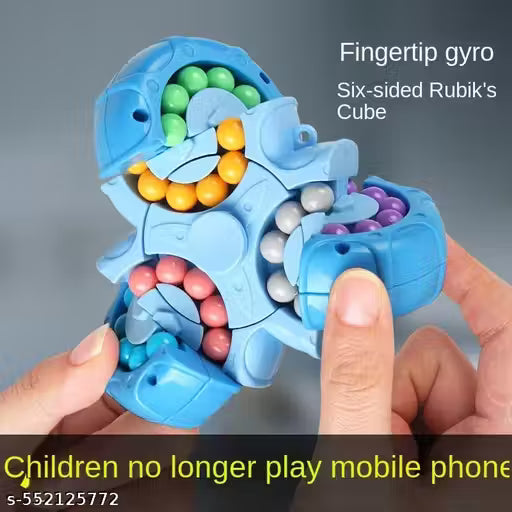 Bean Puzzle Fidget Spinner Toy for Smart Kids | Montessori Logic Puzzle for Focus and Skill Building
