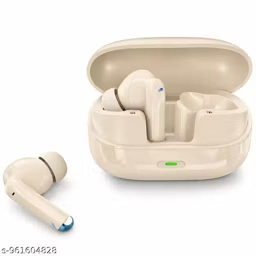 Wireless Earbuds Bluetooth 5.4 TWS Earbuds with 60H Playtime, Type-C Fast Charging, 13mm Drivers, Touch Control, In-Ear Wireless Headset for Android & iPhone (Beige)