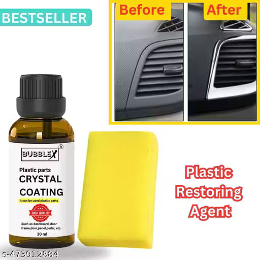 Bubblex crystal coating liquid for plastic parts for car and bike 30 ml