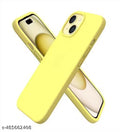 HSRPRO SILICON YELLOW BACK COVER FOR IPHONE 14