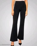 KEESOR WOMEN'S HIGH WAIST BELL BOTTOM PANTS