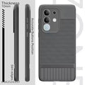 Shskysail Bumper Case With Camera Protection | TPU Soft Flexible Shockproof Back Cover for O - Case Cover IQOO Z10x 5G - O - Case Cover IQOO Z10x 5G - GREY