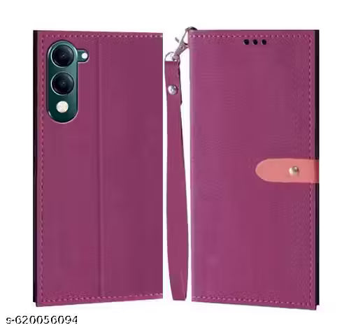 Extempore Flip Cover for Vivo Y19e, Vivo Y19 5G, Vivo T4 Lite 5G - PINK