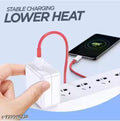 85 Watt Super-Fast Charger, 5A PoweEr Adapter Fast Charging Mobile Charger With Detachable Cable Supports Supervooc,