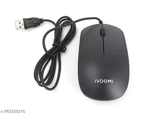 iVOOMi Bold Wired Mouse | Durable USB Mouse for Office, Home & Students Plus 1 Year Warrnty