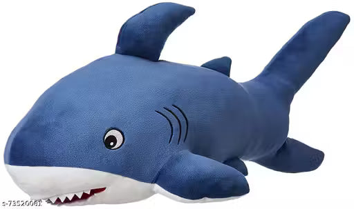 Shark Soft Toy, Navy Blue